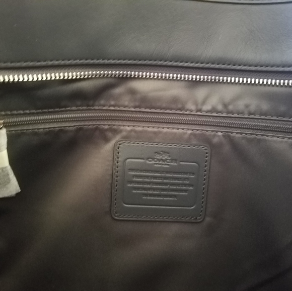 New With Tag - Coach Gray Suede & Snake Purse - Picture 9 of 12